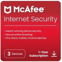 MCAFEE Internet Security - 1 year for 3 devices (download)