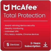 MCAFEE Total Protection - 2 years (auto-renewal) for 5 devices (download)