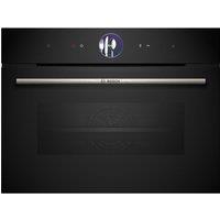 BOSCH Series 8 CSG7361B1 Built-in Compact Oven - Black, Black