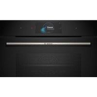 BOSCH Series 8 CSG7584B1 Built-in Compact Oven - Black, Black