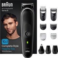 BRAUN MGK5440 Wet & Dry 10-in-1 Styling Kit - Black & Grey, Silver/Grey,Black