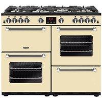 BELLING Kensington X100G Gas Range Cooker - Cream, Cream