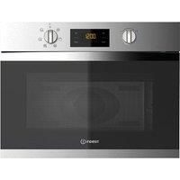 INDESIT Aria MWI 3443 IX UK Built-in Microwave with Grill - Stainless Steel, Stainless Steel