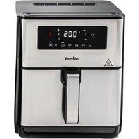 BREVILLE XL 9L Digital VDF131 Air Fryer - Black & Stainless Steel, Stainless Steel