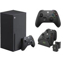 MICROSOFT Xbox Series X, Additional Black Controller & VS2881 Xbox Series X/S & Xbox One Twi