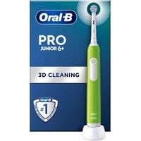 ORAL B Pro Junior Electric Toothbrush - Green, White