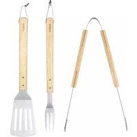 TOWER 4 Piece BBQ Tools Set - Stainless Steel, Stainless Steel