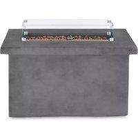 TOWER Magna Rectangular T978529 Portable Gas Fire Pit - Grey