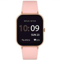 REFLEX ACTIVE Series 23 Smart Watch - Rose Gold & Pink, Silicone Strap, Pink,Gold