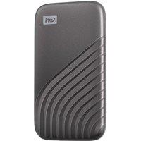 WD My Passport Portable External SSD - 1 TB, Space Grey, Silver/Grey