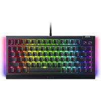 RAZER BlackWidow V4 75% Mechanical Gaming Keyboard - Black, Black