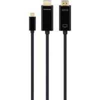 SANDSTROM S2HDMC125 USB Type-C to HDMI Cable - 2 m, Black