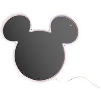 YELLOWPOP Disney Mickey Mouse LED Wall Lamp Mirror - White & Silver