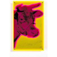 YELLOWPOP Andy Warhol Cow LED Wall Lamp - Multicolour