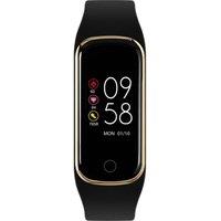 REFLEX ACTIVE Series 8 Fitness Tracker - Black & Gold, Silicone Strap, Gold,Black