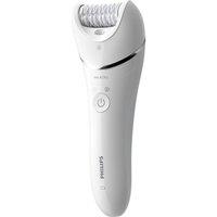 PHILIPS BRE710/01 Series 8000 Wet & Dry Epilator - White, White