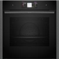 NEFF Slide&Hide N90 B64VT73G0B Electric Pyrolytic Smart Oven - Graphite, Silver/Grey