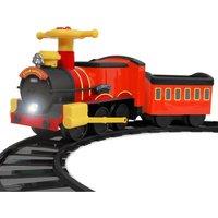 ROLLPLAY Steam Train Kids' Electric Ride-on Toy - Red, Red