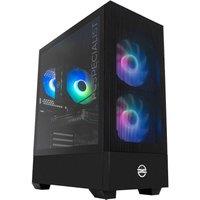 PCSPECIALIST Flux 230 Gaming PC - AMD Ryzen 5, RTX 4060 Ti, 1 TB SSD, No OS, Black