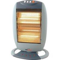 LLOYTRON StayWarm F2106GR Portable Halogen Heater - Grey, Silver/Grey