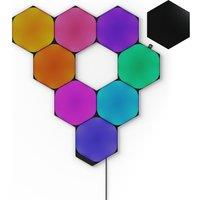 NANOLEAF Shapes Hexagon Smart Lights Starter Kit - Ultra Black, Pack of 9