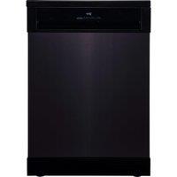 KENWOOD KDW16T23 Full-size Dishwasher - Black Inox, Black