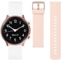 DORO 8370 Smart Watch - Pink & White, Pink,White