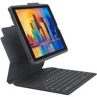 ZAGG Pro Keys 10.2" iPad Keyboard Folio Case - Black & Grey, Black,Silver/Grey