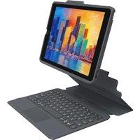 ZAGG Pro Keys with Trackpad 10.2" iPad Keyboard Folio Case - Black, Black