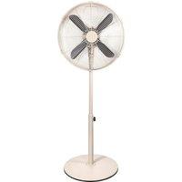 RUSSELL HOBBS RHMPF1601GR 16" Pedestal Fan - Greige & Black, Black,Cream