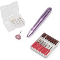 RIO NAEF Professional Electric Nail File, Purple