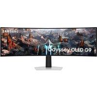 SAMSUNG Odyssey G9 LS49CG934SUXXU Dual Quad HD 49" Curved OLED Gaming Monitor - White, White