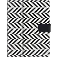 GOJI 9-11" Tablet Folio Case ? Black & White, Black,White