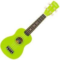 LAKA Rainbow Series Soprano Ukulele - Green, Green