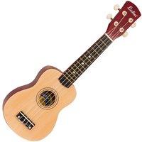 LAKA Rainbow Series Soprano Ukulele - Natural, Brown
