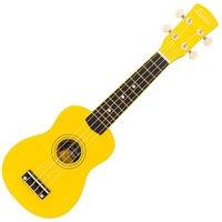 LAKA Rainbow Series Soprano Ukulele - Yellow, Yellow