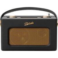 ROBERTS Revival RD70 Portable DAB? Retro Bluetooth Radio - Black, Black