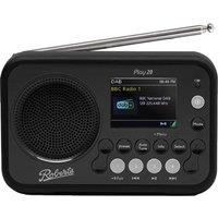 ROBERTS Play 20 Portable DAB? Bluetooth Radio - Black, Black
