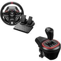 Thrustmaster T128 Racing Wheel & Pedals & TH8S Shifter Bundle