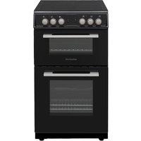 MONTPELLIER MDOC50FK 50 cm Electric Ceramic Cooker - Black, Silver/Grey,Black