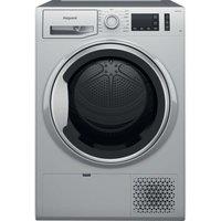 HOTPOINT Crease Care NT M11 92SSK UK 9 kg Heat Pump Tumble Dryer - Silver, Silver/Grey
