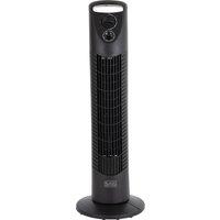 BLACK DECKER BXFT50002GB 10" Tower Fan - Black, Black