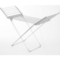 DAEWOO HEA1177GE Winged Heated Clothes Airer - Silver