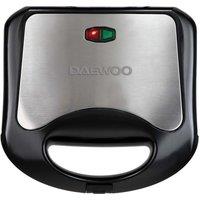 DAEWOO SDA1715GE Sandwich Maker - Stainless Steel & Black, Stainless Steel