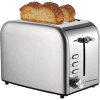 HAMILTON BEACH Rise HB1718B2 2-Slice Toaster - Silver, Silver/Grey