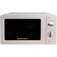 HAMILTON BEACH HB70T20W Compact Solo Microwave - White, White