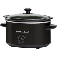 HAMILTON BEACH The Comfort Cook Slow Cooker - Black, Black