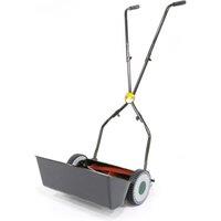 WEBB WEH30 Cordless Cylinder Lawn Mower - Green, Orange & Black