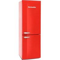 MONTPELLIER Retro MAB386ER 60/40 Fridge Freezer - Red, Red