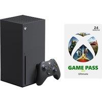 MICROSOFT Xbox Series X & 24 Month Game Pass Ultimate Bundle - 1 TB, Black